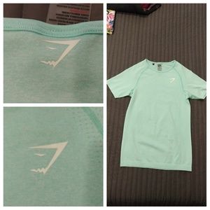 Vital Seamless T-Shirt Pale Turquoise Gymshark